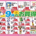 【9月のお買得情報】食品・飲料・調味料が驚きの特価！全日食チェーンのおすすめ商品をご紹介